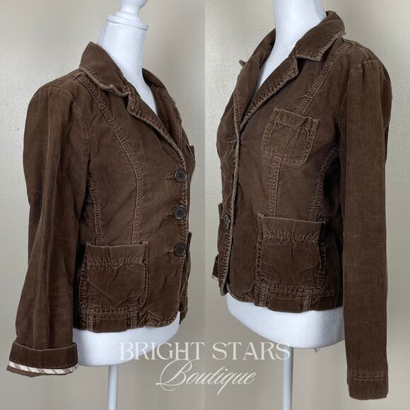 Rare Brown Corduroy Jacket ASO Rory Gilmore Girls Y2K Early 2000 Vintage Classic - Picture 7 of 14